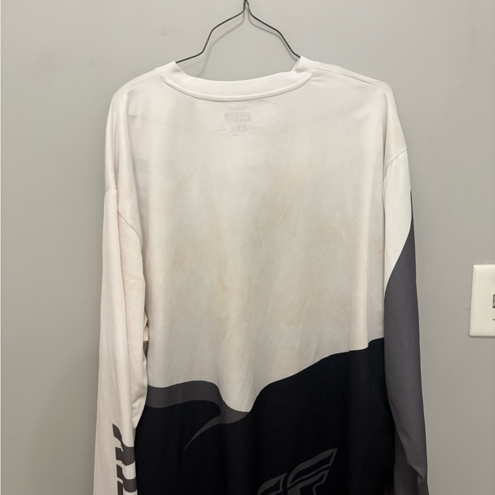 Fly Racing Men's Black and White Jersey - Picture 9 of 11